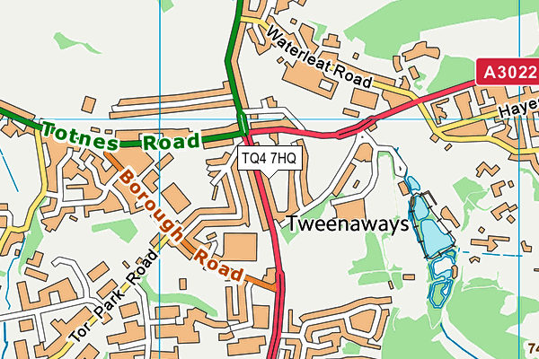 TQ4 7HQ map - OS VectorMap District (Ordnance Survey)