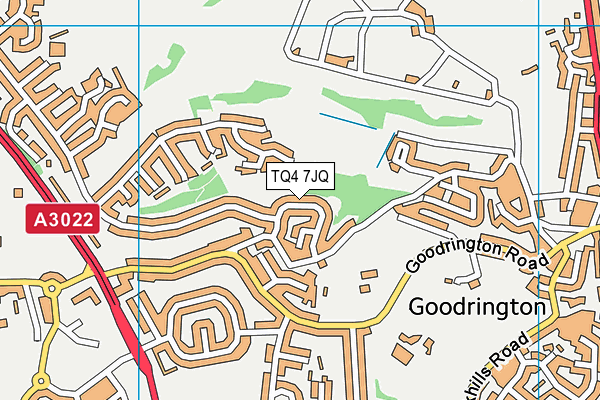 TQ4 7JQ map - OS VectorMap District (Ordnance Survey) TQ4 7JQ map - OS VectorMap District (Ordnance Survey)
