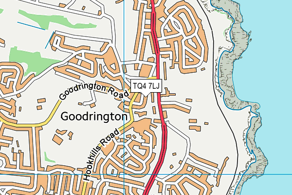 TQ4 7LJ map - OS VectorMap District (Ordnance Survey) TQ4 7LJ map - OS VectorMap District (Ordnance Survey)