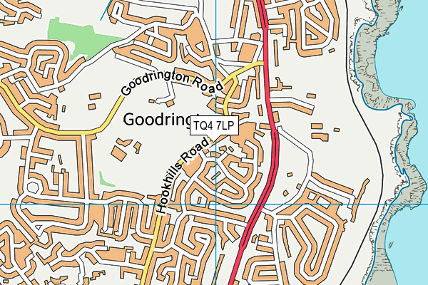 TQ4 7LP map - OS VectorMap District (Ordnance Survey) TQ4 7LP map - OS VectorMap District (Ordnance Survey)