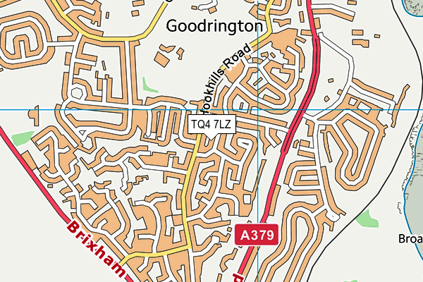 TQ4 7LZ map - OS VectorMap District (Ordnance Survey) TQ4 7LZ map - OS VectorMap District (Ordnance Survey)