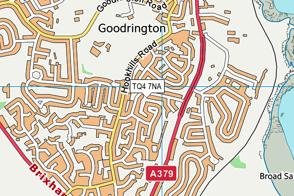 TQ4 7NA map - OS VectorMap District (Ordnance Survey) TQ4 7NA map - OS VectorMap District (Ordnance Survey)