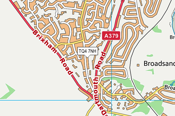 TQ4 7NH map - OS VectorMap District (Ordnance Survey) TQ4 7NH map - OS VectorMap District (Ordnance Survey)