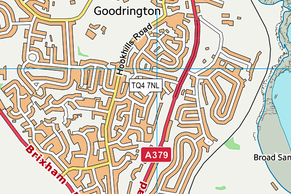 TQ4 7NL map - OS VectorMap District (Ordnance Survey) TQ4 7NL map - OS VectorMap District (Ordnance Survey)