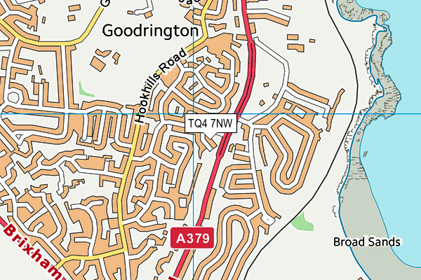 TQ4 7NW map - OS VectorMap District (Ordnance Survey) TQ4 7NW map - OS VectorMap District (Ordnance Survey)