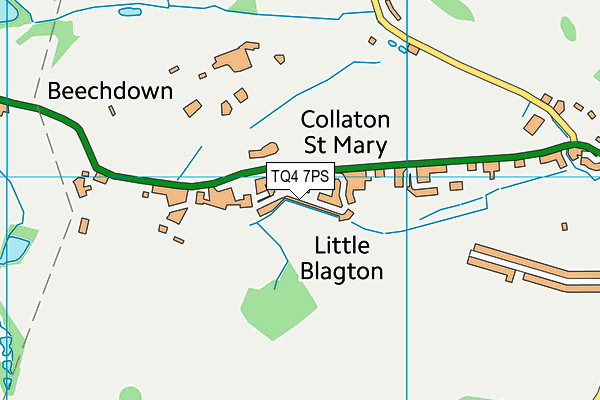 TQ4 7PS map - OS VectorMap District (Ordnance Survey)
