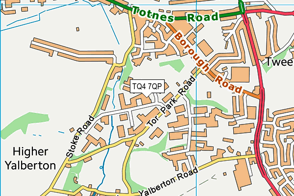 TQ4 7QP map - OS VectorMap District (Ordnance Survey)