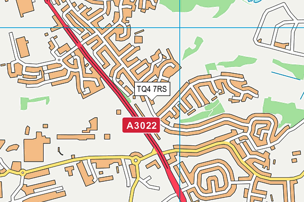 TQ4 7RS map - OS VectorMap District (Ordnance Survey) TQ4 7RS map - OS VectorMap District (Ordnance Survey)