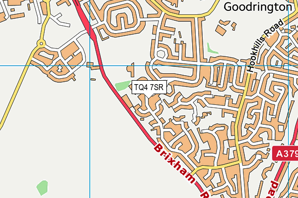TQ4 7SR map - OS VectorMap District (Ordnance Survey) TQ4 7SR map - OS VectorMap District (Ordnance Survey)