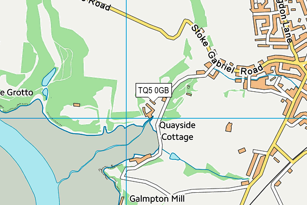 TQ5 0GB map - OS VectorMap District (Ordnance Survey) TQ5 0GB map - OS VectorMap District (Ordnance Survey)