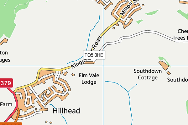TQ5 0HE map - OS VectorMap District (Ordnance Survey)