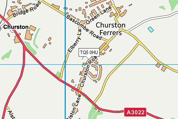 TQ5 0HU map - OS VectorMap District (Ordnance Survey)
