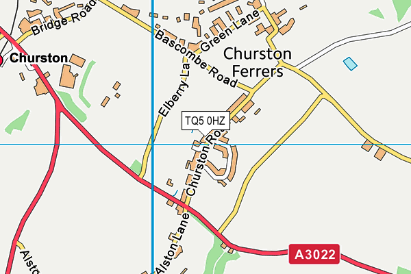 TQ5 0HZ map - OS VectorMap District (Ordnance Survey)