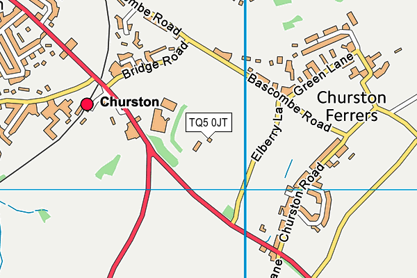 TQ5 0JT map - OS VectorMap District (Ordnance Survey)