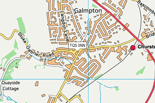 TQ5 0NN map - OS VectorMap District (Ordnance Survey)