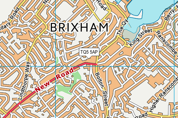 TQ5 5AP map - OS VectorMap District (Ordnance Survey) TQ5 5AP map - OS VectorMap District (Ordnance Survey)