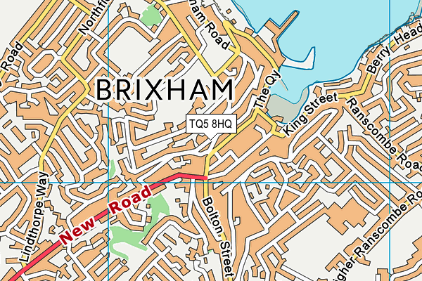 TQ5 8HQ map - OS VectorMap District (Ordnance Survey)