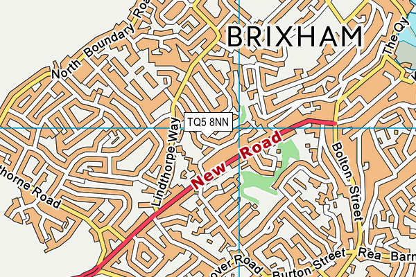 TQ5 8NN map - OS VectorMap District (Ordnance Survey)