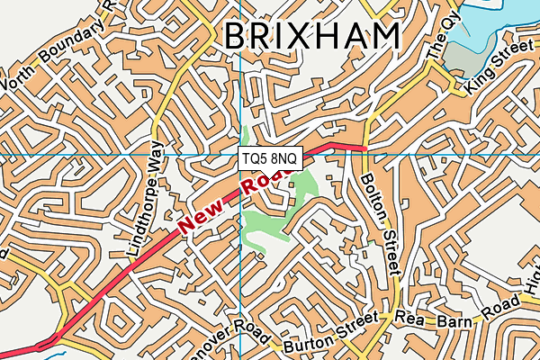 TQ5 8NQ map - OS VectorMap District (Ordnance Survey)