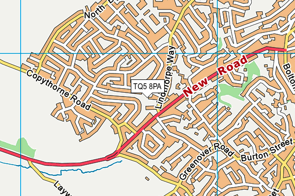 TQ5 8PA map - OS VectorMap District (Ordnance Survey)