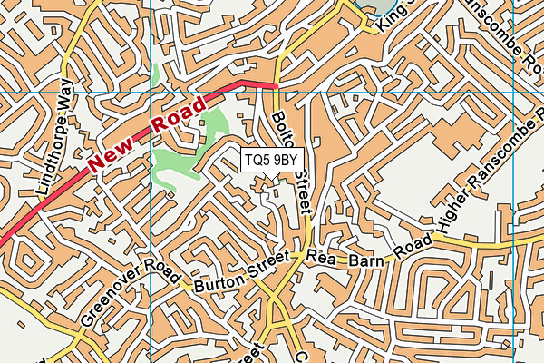 TQ5 9BY map - OS VectorMap District (Ordnance Survey)