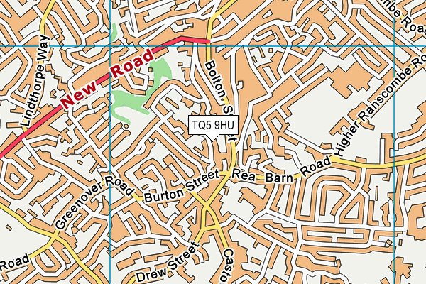 TQ5 9HU map - OS VectorMap District (Ordnance Survey)