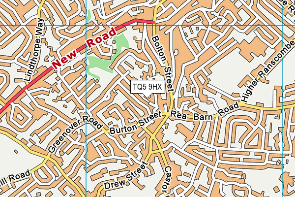 TQ5 9HX map - OS VectorMap District (Ordnance Survey)