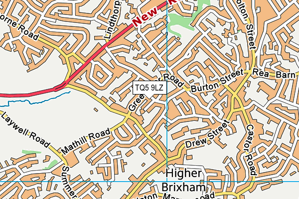 TQ5 9LZ map - OS VectorMap District (Ordnance Survey)