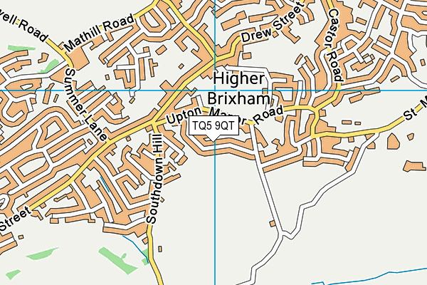 TQ5 9QT map - OS VectorMap District (Ordnance Survey)
