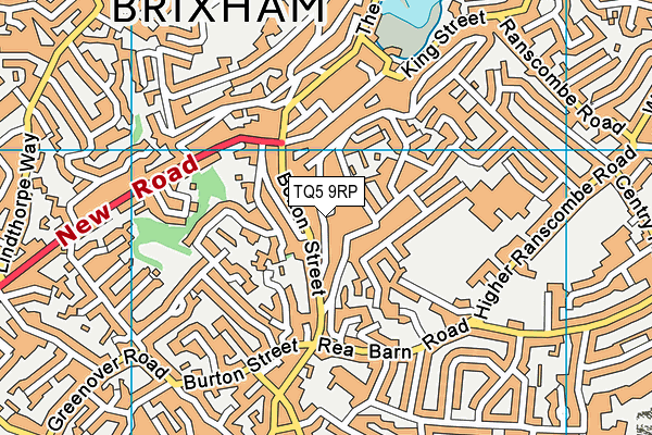 TQ5 9RP map - OS VectorMap District (Ordnance Survey)