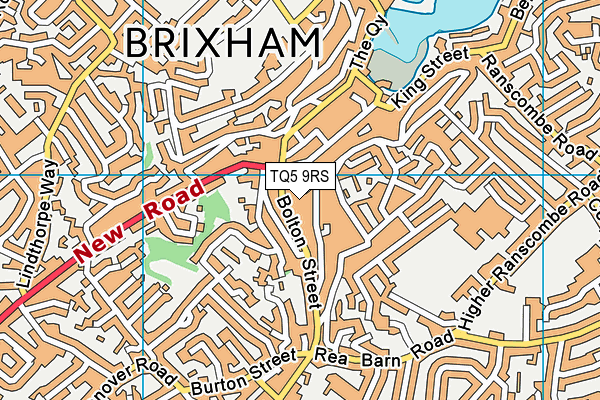 TQ5 9RS map - OS VectorMap District (Ordnance Survey)