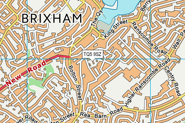TQ5 9SZ map - OS VectorMap District (Ordnance Survey)
