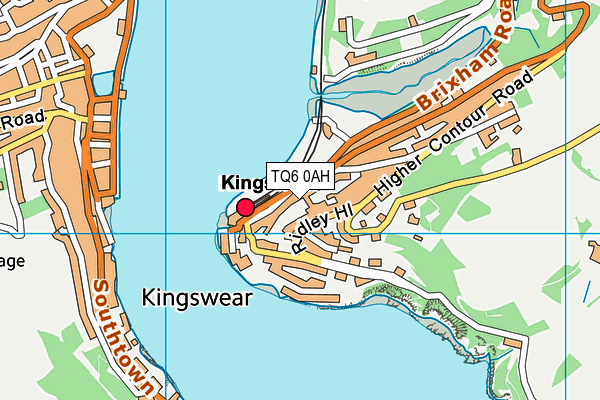 TQ6 0AH map - OS VectorMap District (Ordnance Survey) TQ6 0AH map - OS VectorMap District (Ordnance Survey)