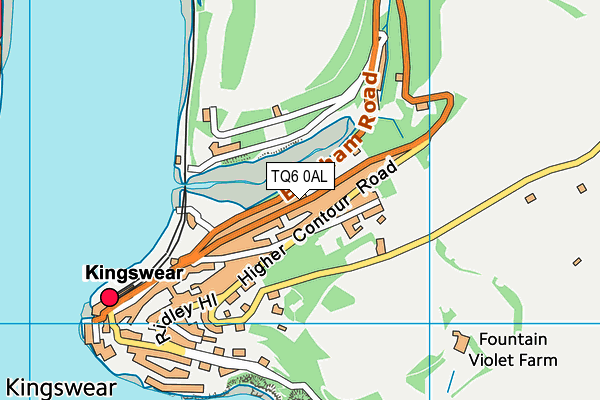 TQ6 0AL map - OS VectorMap District (Ordnance Survey) TQ6 0AL map - OS VectorMap District (Ordnance Survey)