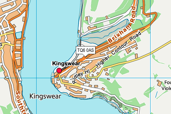 TQ6 0AS map - OS VectorMap District (Ordnance Survey) TQ6 0AS map - OS VectorMap District (Ordnance Survey)