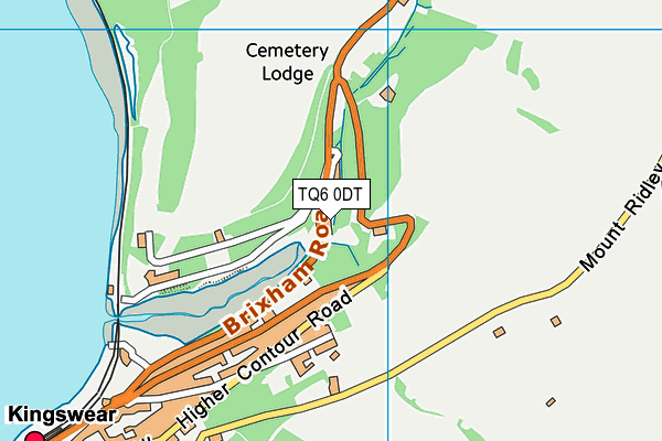 TQ6 0DT map - OS VectorMap District (Ordnance Survey) TQ6 0DT map - OS VectorMap District (Ordnance Survey)