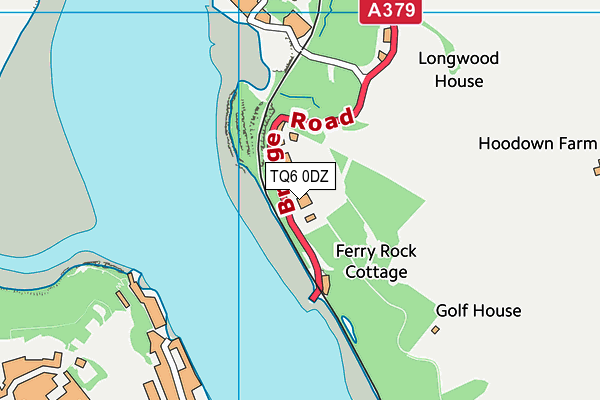 TQ6 0DZ map - OS VectorMap District (Ordnance Survey) TQ6 0DZ map - OS VectorMap District (Ordnance Survey)