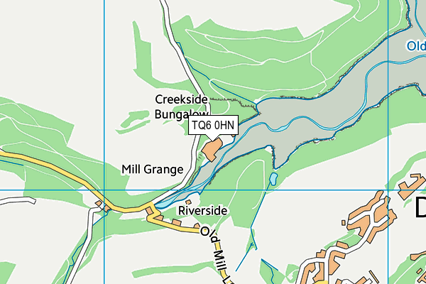 TQ6 0HN map - OS VectorMap District (Ordnance Survey) TQ6 0HN map - OS VectorMap District (Ordnance Survey)