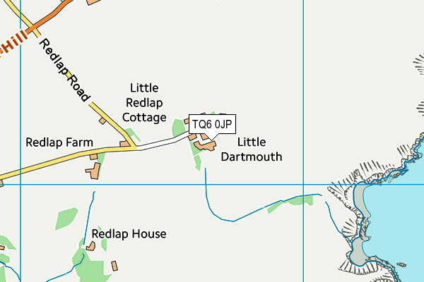 TQ6 0JP map - OS VectorMap District (Ordnance Survey) TQ6 0JP map - OS VectorMap District (Ordnance Survey)