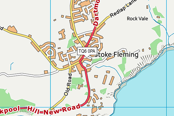 TQ6 0PA map - OS VectorMap District (Ordnance Survey) TQ6 0PA map - OS VectorMap District (Ordnance Survey)