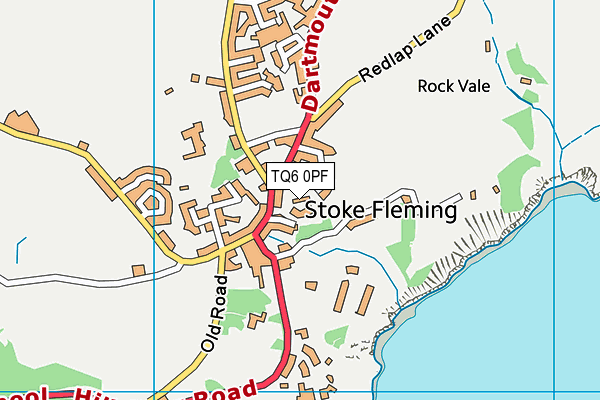 TQ6 0PF map - OS VectorMap District (Ordnance Survey) TQ6 0PF map - OS VectorMap District (Ordnance Survey)