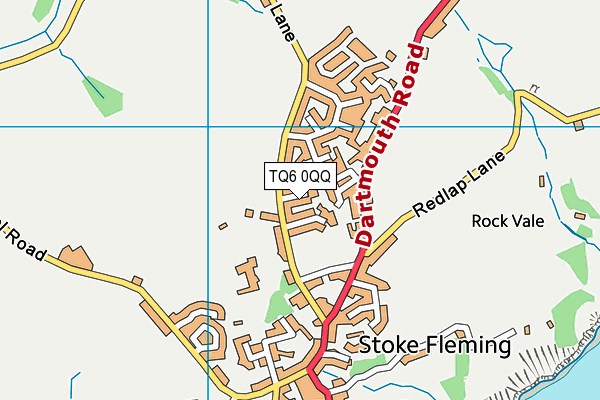 TQ6 0QQ map - OS VectorMap District (Ordnance Survey) TQ6 0QQ map - OS VectorMap District (Ordnance Survey)