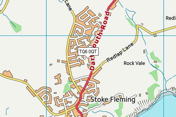 TQ6 0QT map - OS VectorMap District (Ordnance Survey) TQ6 0QT map - OS VectorMap District (Ordnance Survey)