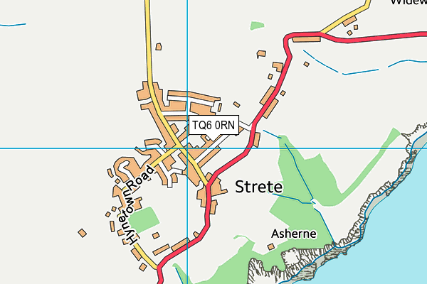 TQ6 0RN map - OS VectorMap District (Ordnance Survey) TQ6 0RN map - OS VectorMap District (Ordnance Survey)