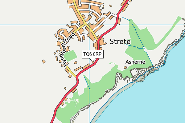 TQ6 0RP map - OS VectorMap District (Ordnance Survey) TQ6 0RP map - OS VectorMap District (Ordnance Survey)