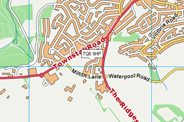TQ6 9HP map - OS VectorMap District (Ordnance Survey) TQ6 9HP map - OS VectorMap District (Ordnance Survey)