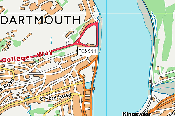 TQ6 9NH map - OS VectorMap District (Ordnance Survey) TQ6 9NH map - OS VectorMap District (Ordnance Survey)