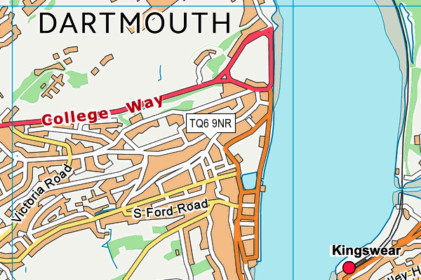 TQ6 9NR map - OS VectorMap District (Ordnance Survey)