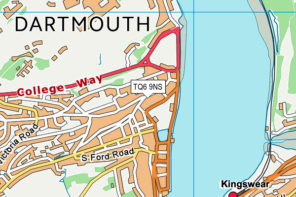 TQ6 9NS map - OS VectorMap District (Ordnance Survey) TQ6 9NS map - OS VectorMap District (Ordnance Survey)