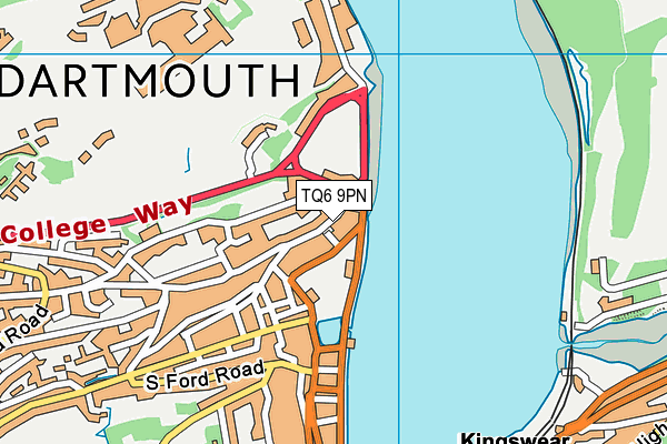 TQ6 9PN map - OS VectorMap District (Ordnance Survey)